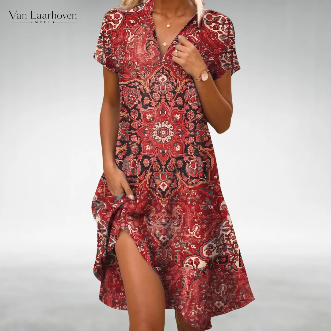 Daphne™ Lichtgewicht Comfort Midi Jurk