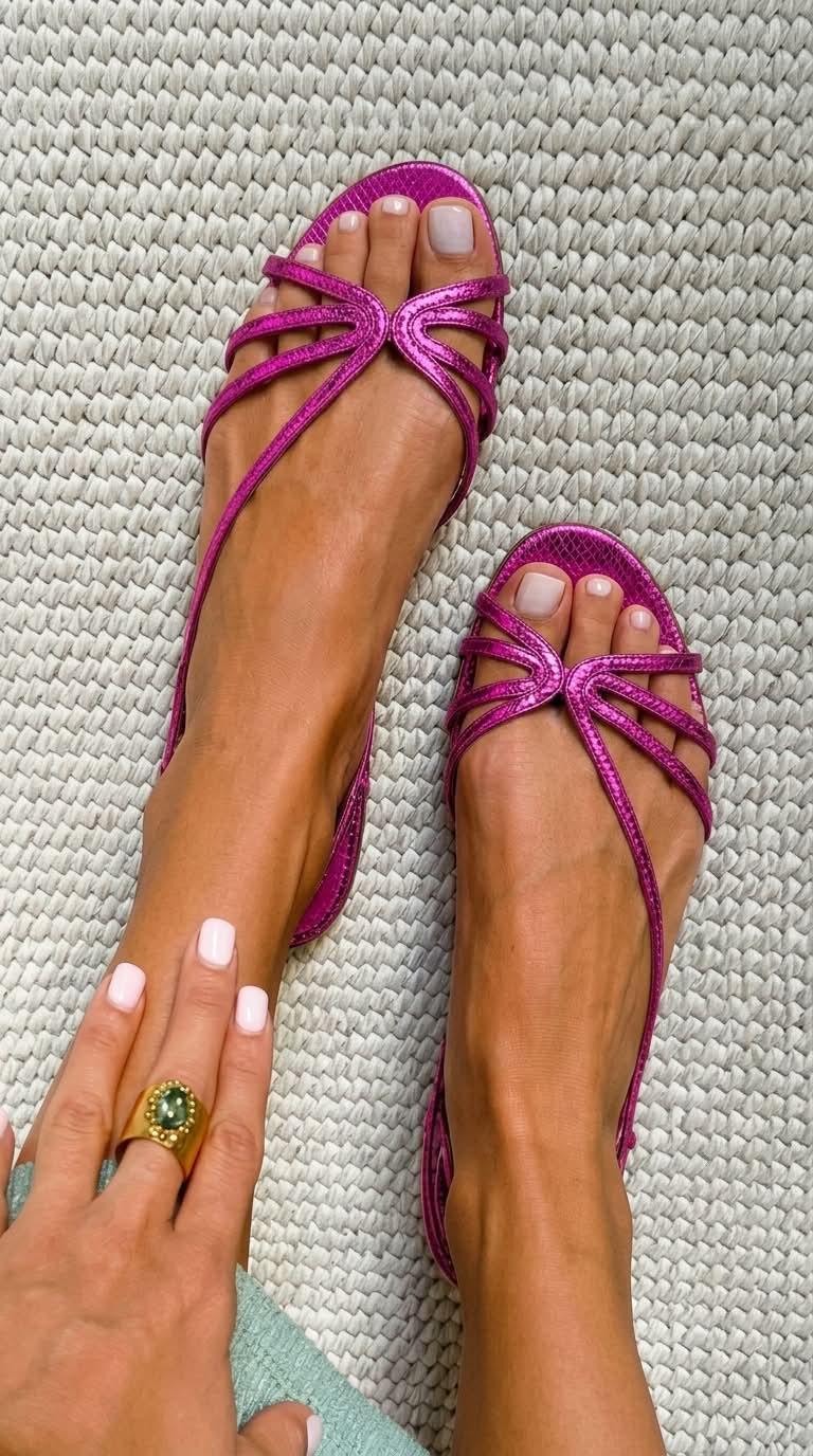 Camille gouden sandalen