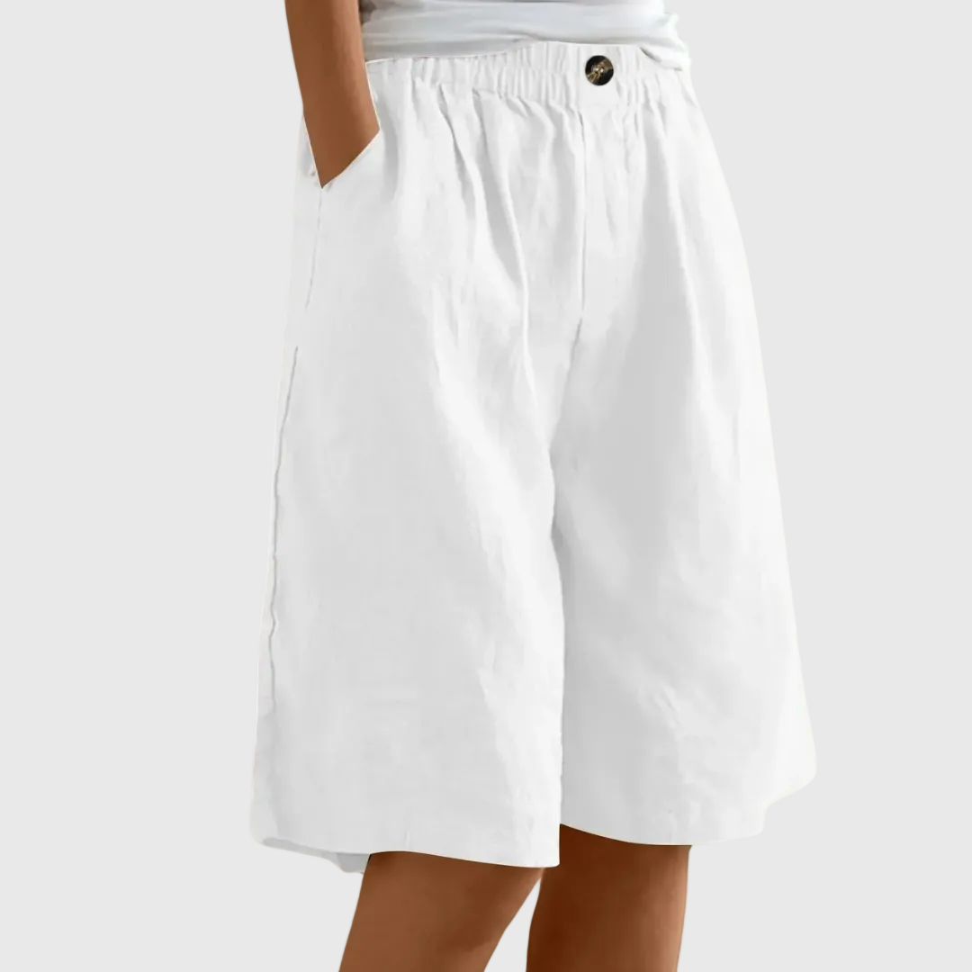 Madeleine | Ruime Shorts met Elastische Taille