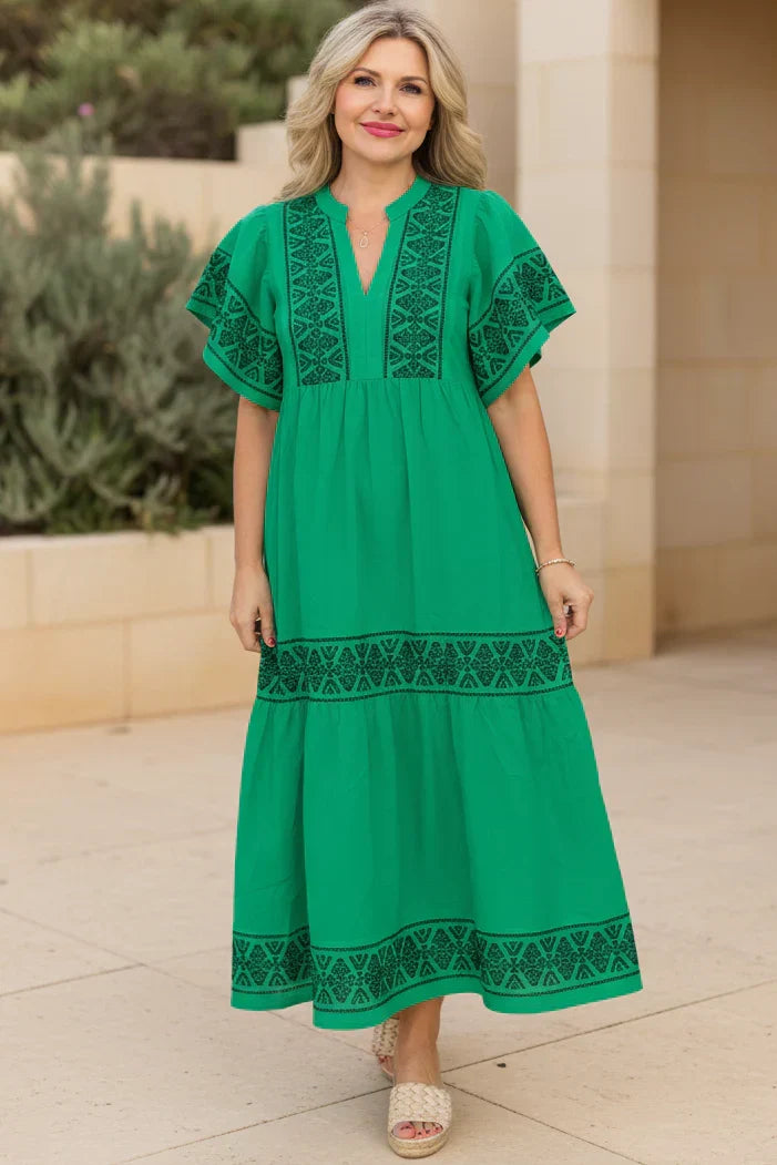 NANCY - BOHO MAXI JURK