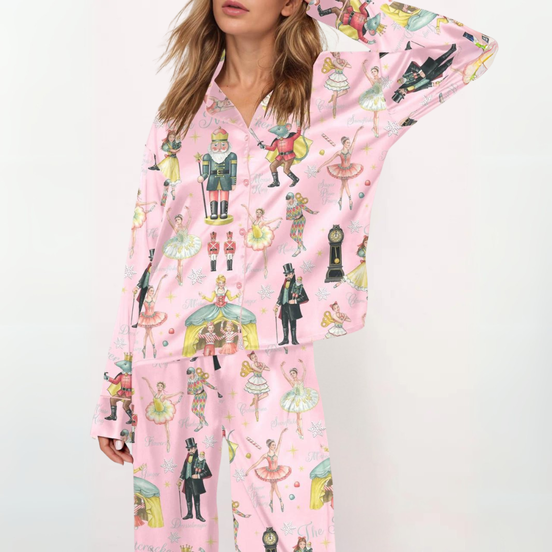 SYLIA™ - Casual Gedrukt Overhemd en Comfortabele Pyjama