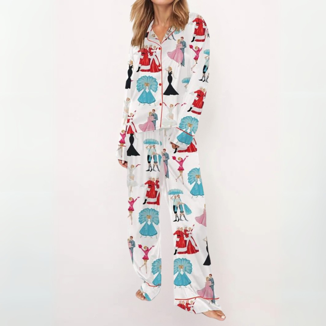 SYLIA™ - Casual Gedrukt Overhemd en Comfortabele Pyjama