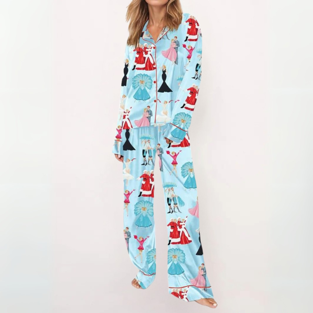 SYLIA™ - Casual Gedrukt Overhemd en Comfortabele Pyjama