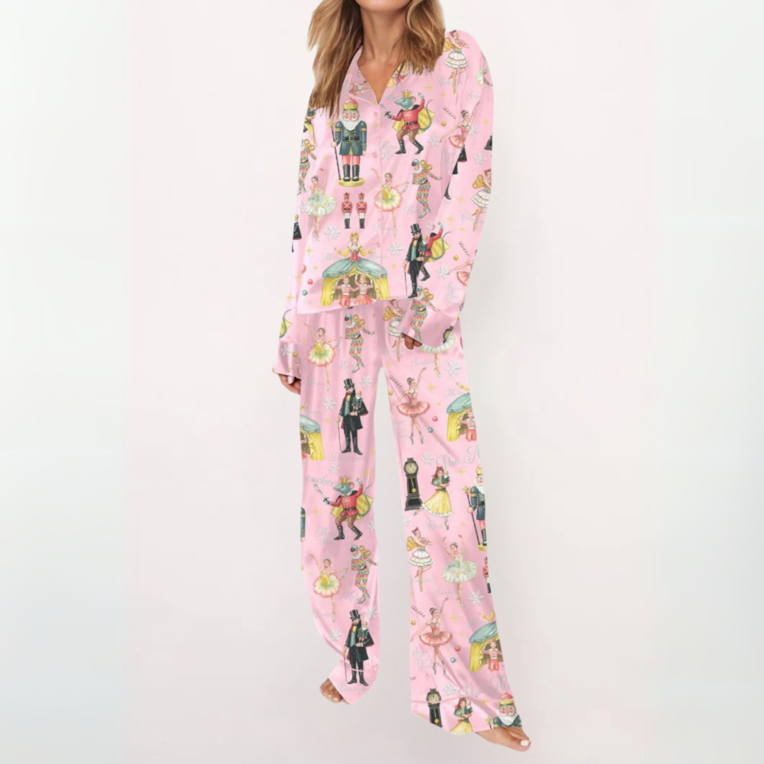 SYLIA™ - Casual Gedrukt Overhemd en Comfortabele Pyjama