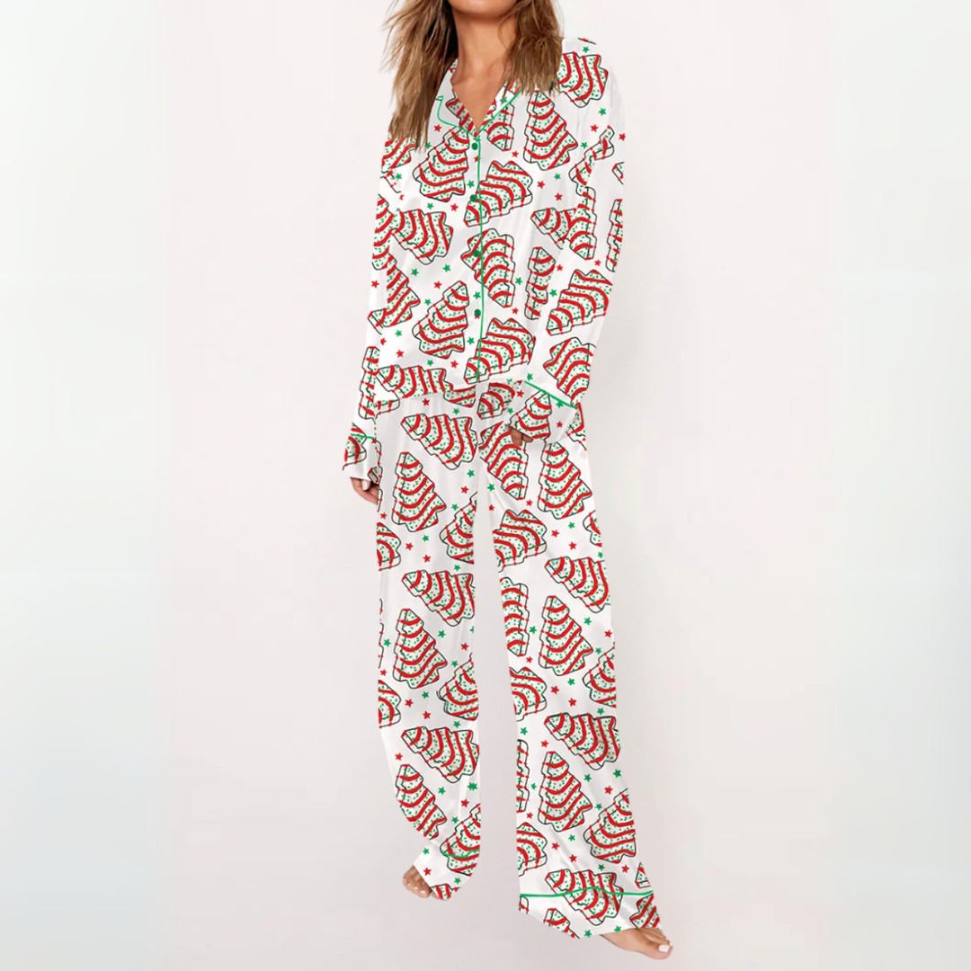 SYLIA™ - Casual Gedrukt Overhemd en Comfortabele Pyjama