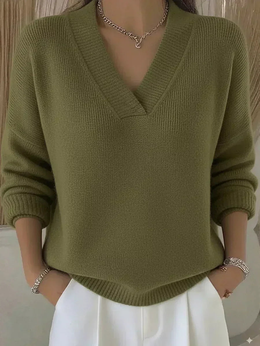 Vivelle™ | Relaxed V-hals Trui