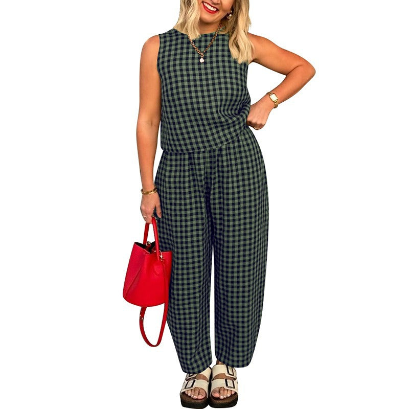 LEIGH™ - Lichtgewicht Casual Mouwloos Twee-delig Loungewear