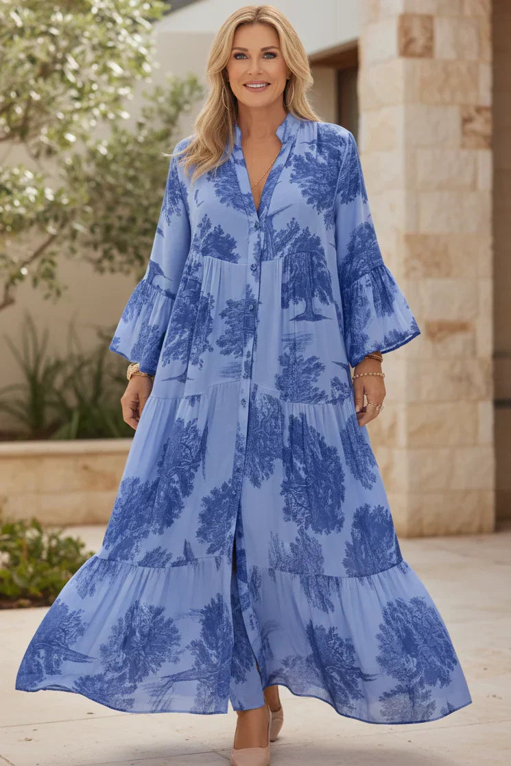 OLIVIA - BOTANISCH MAXI JURK