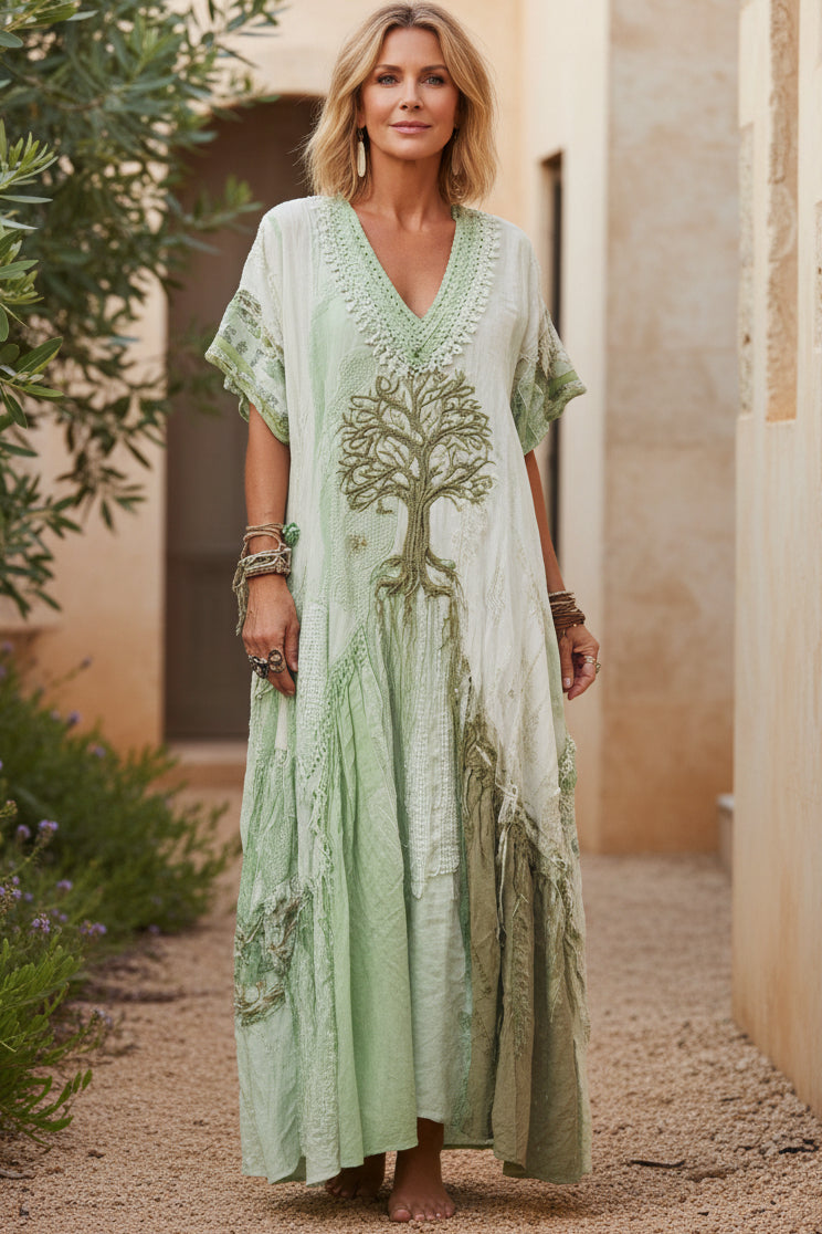 ELISABETH - BOHO MAXI JURK