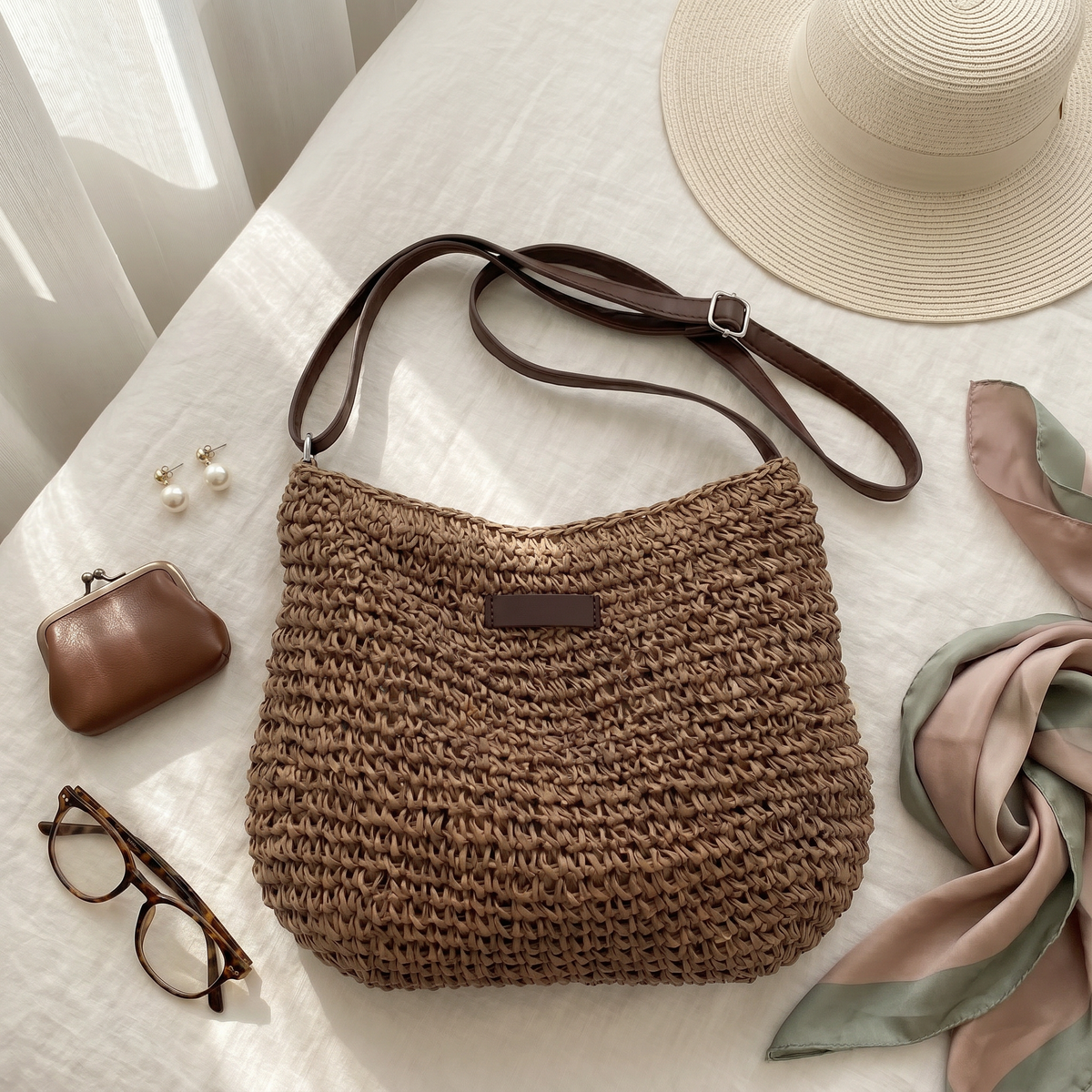 Simone | Elegante Gevlochten Tas