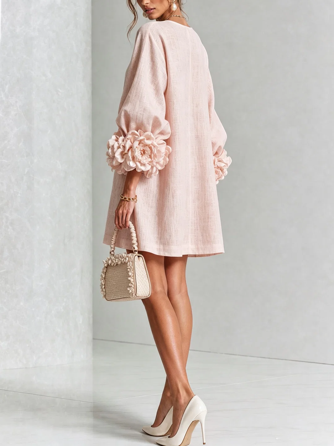 Rosalie™ | Elegante Jurk met Pofmouwen