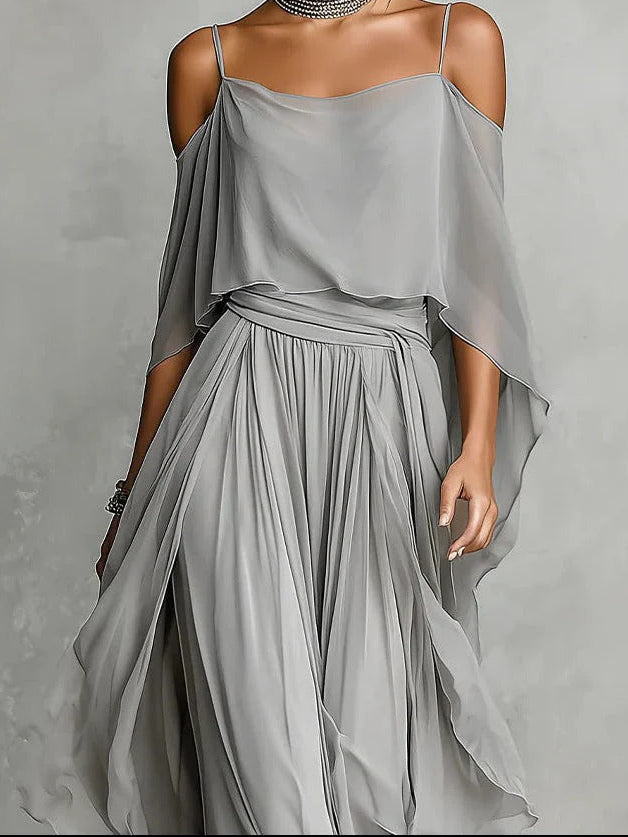 Ivah | Off-Shoulder Flowing Set