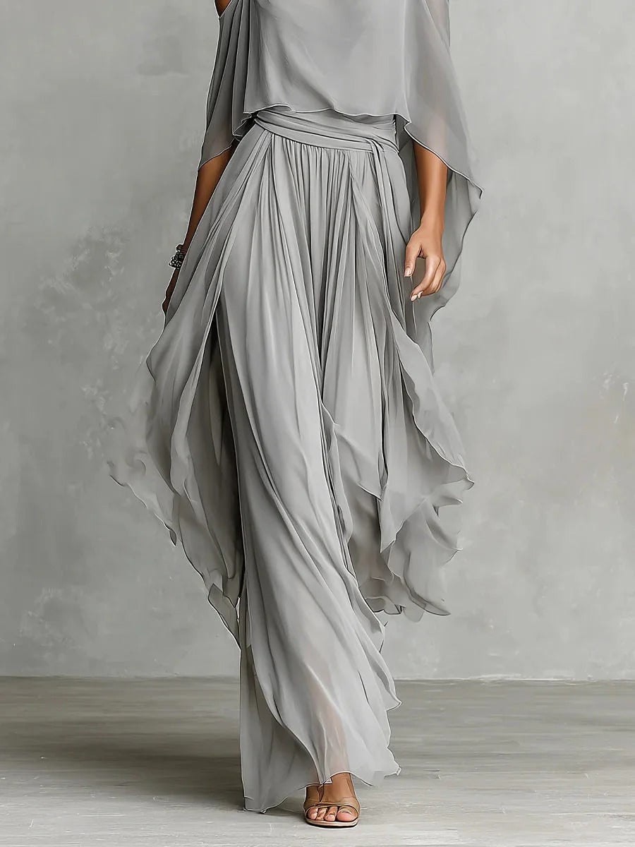 Ivah | Off-Shoulder Flowing Set