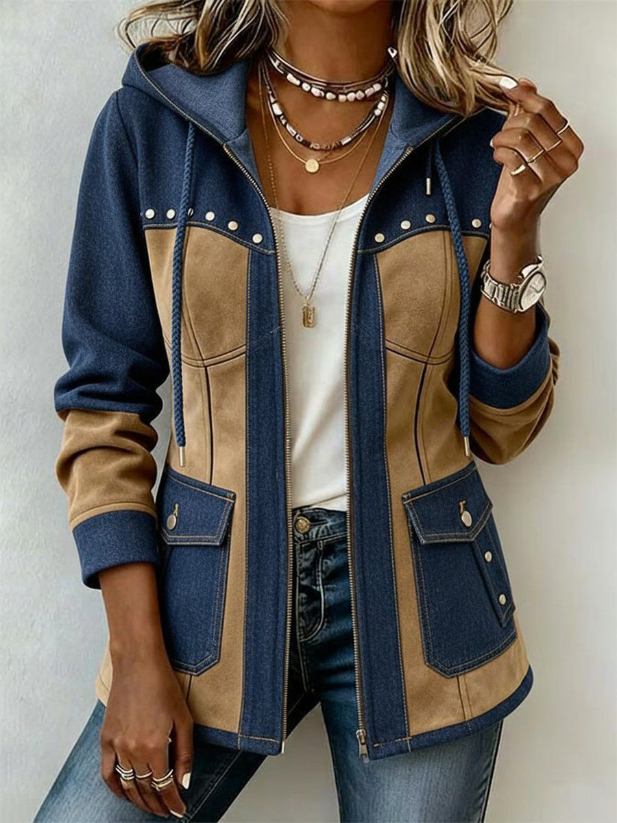Marianne | Patchwork Jas met Capuchon