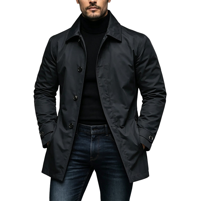 ✨Waterdichte, halflange trenchcoat voor heren