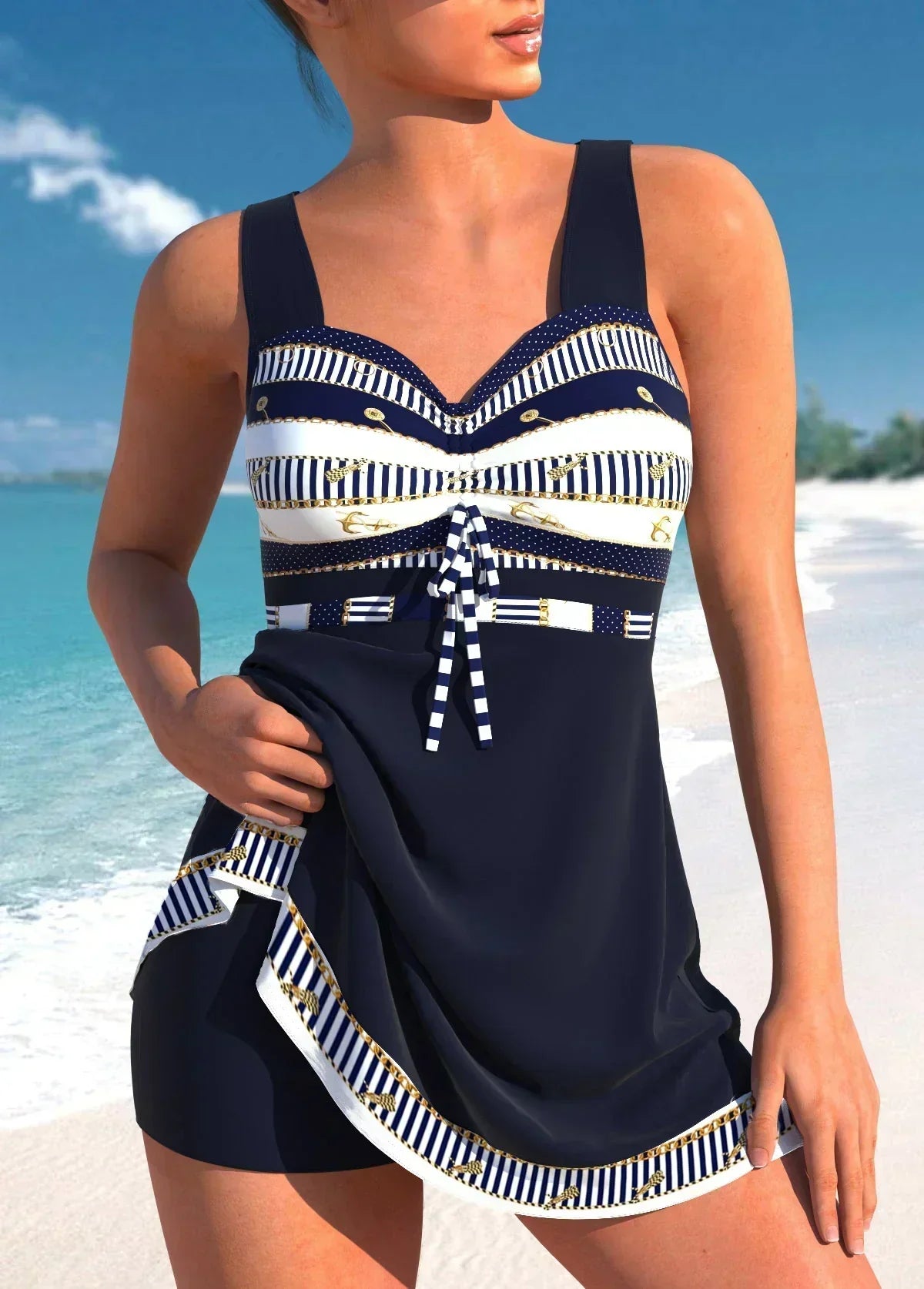 Véronique | Elegante eendelige badpak