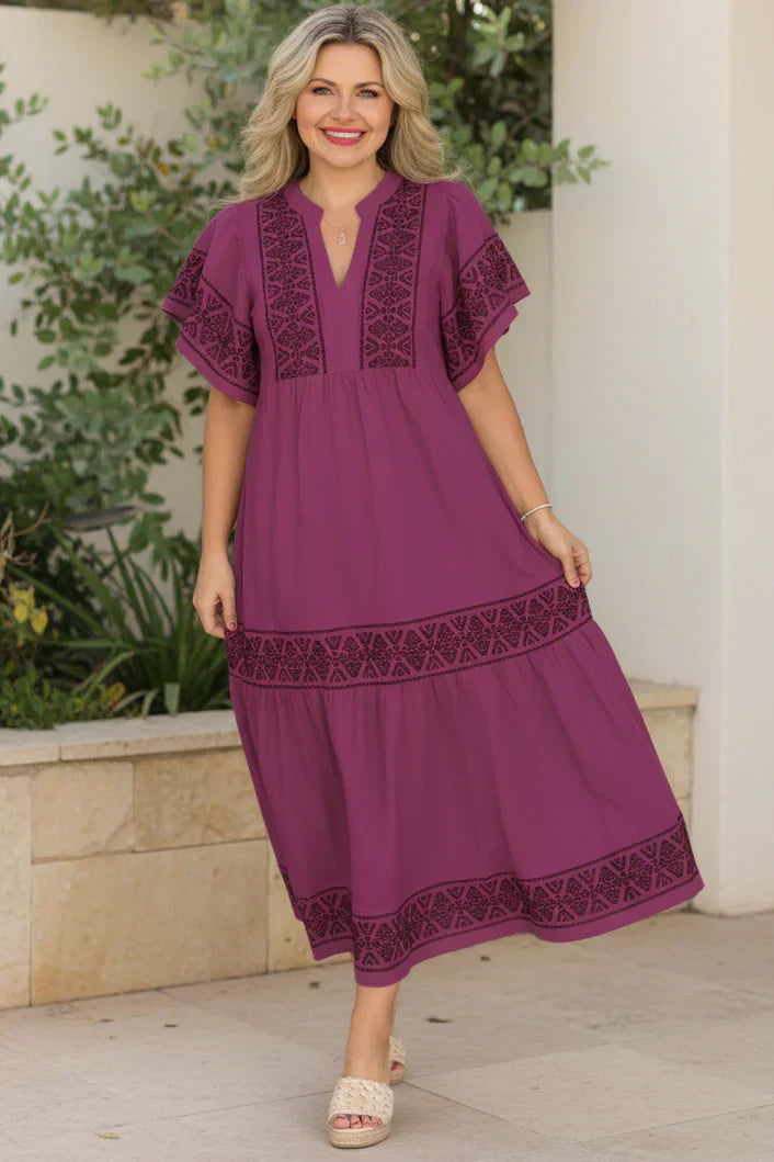 NANCY - BOHO MAXI JURK