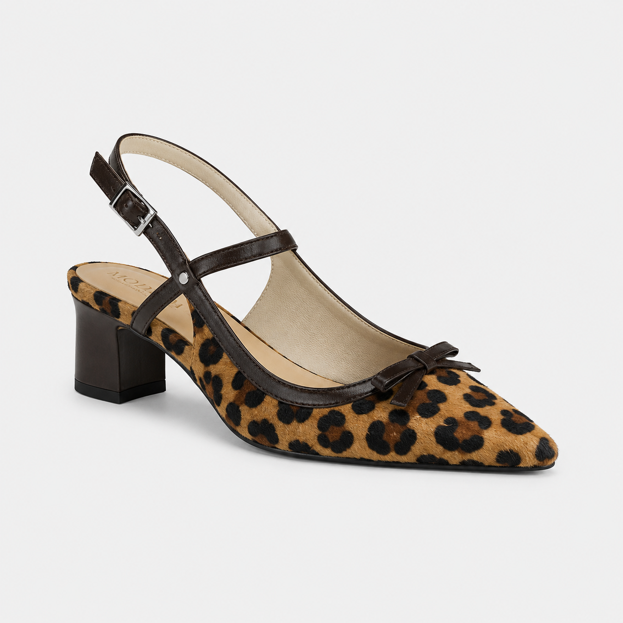 Pumps met luipaardprint