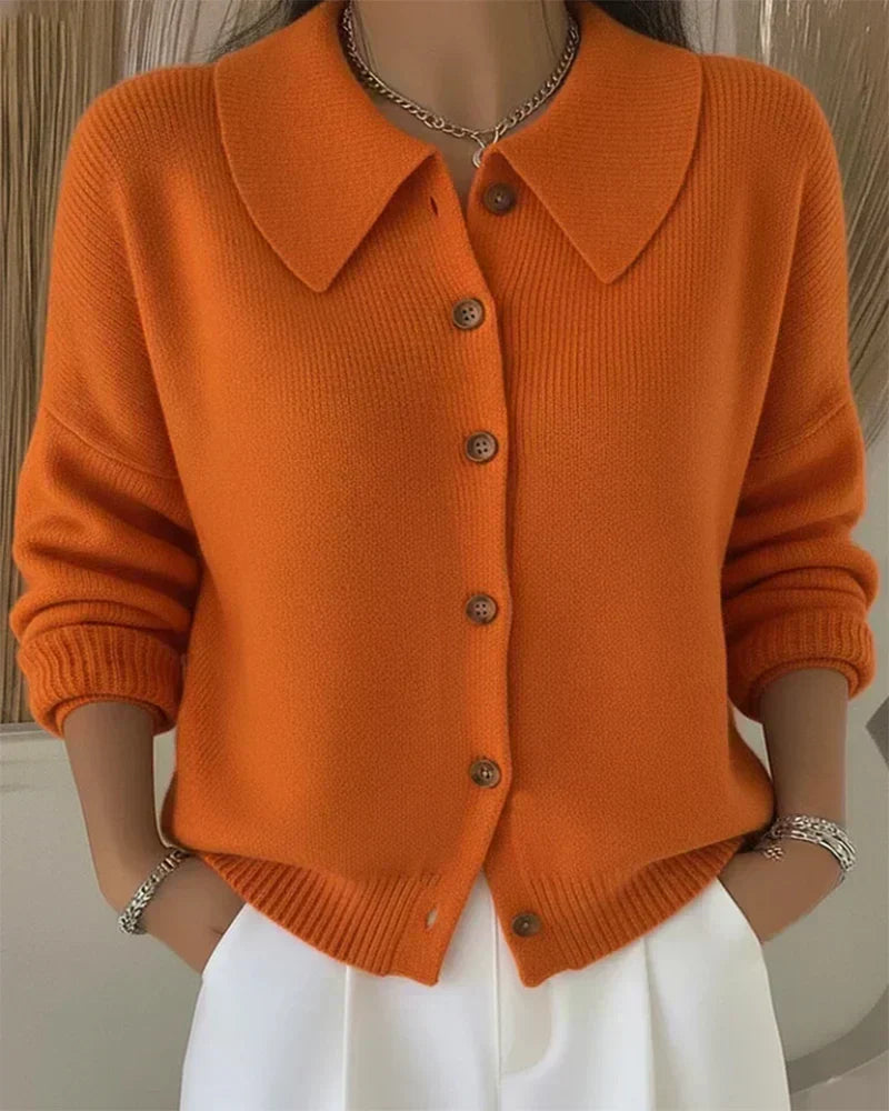 Vespera™ | Knopenkraag Cardigan
