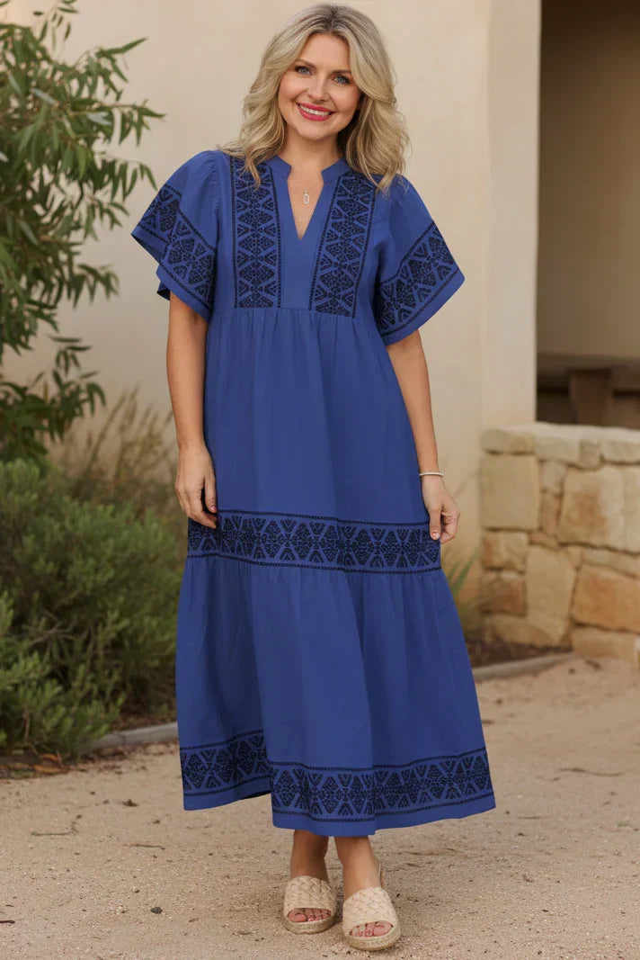 NANCY - BOHO MAXI JURK