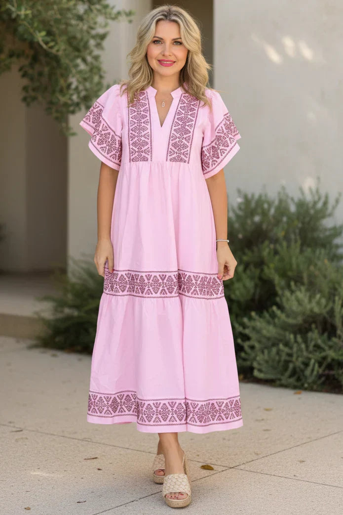 NANCY - BOHO MAXI JURK