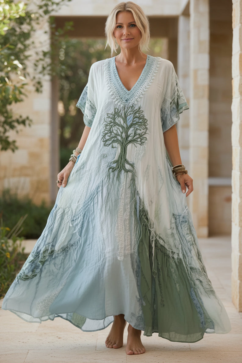 ELISABETH - BOHO MAXI JURK