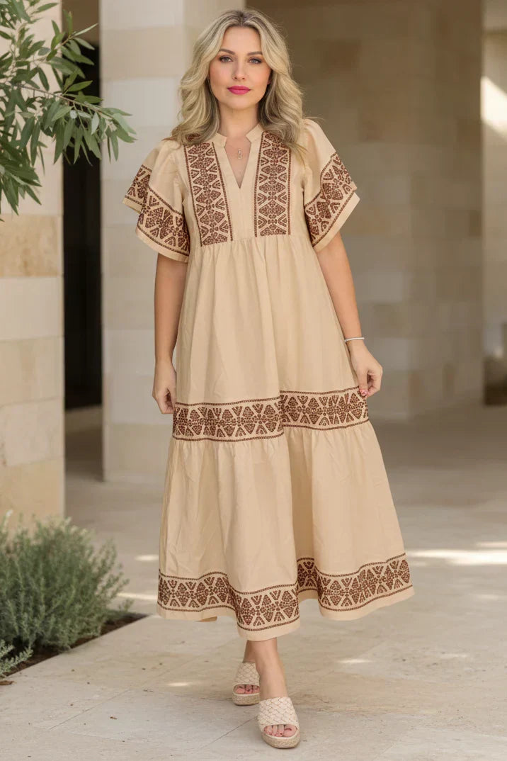 NANCY - BOHO MAXI JURK