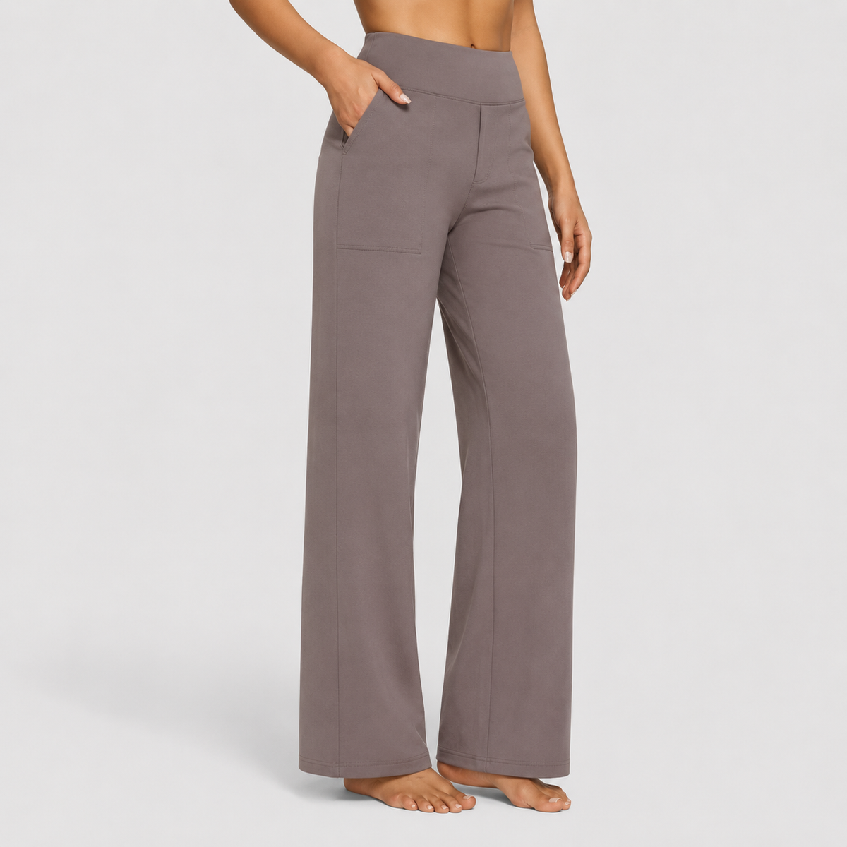 Ame elegante broek met rechte pijpen