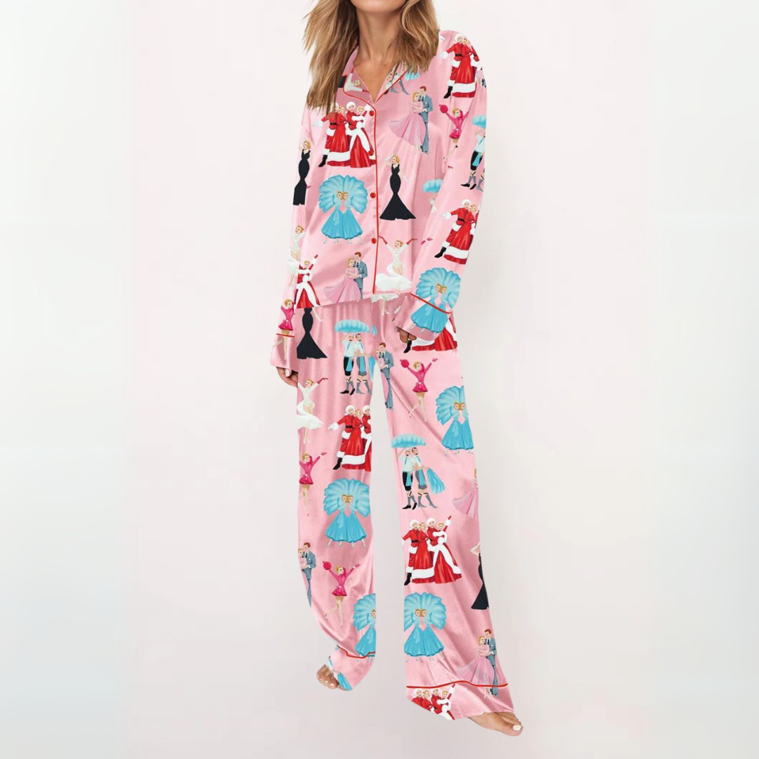 SYLIA™ - Casual Gedrukt Overhemd en Comfortabele Pyjama