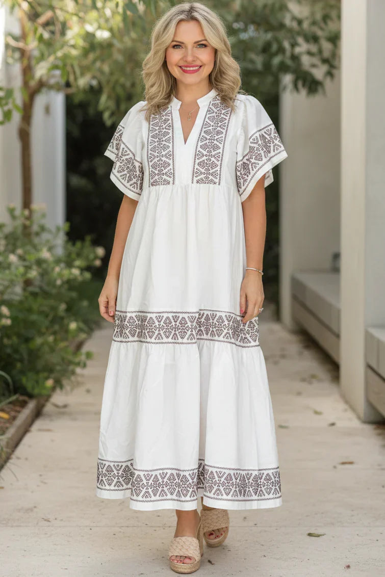 NANCY - BOHO MAXI JURK