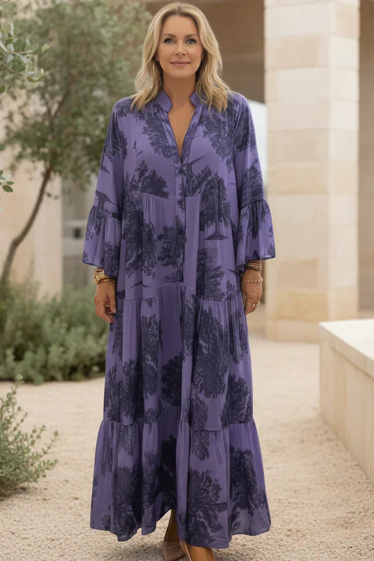 OLIVIA - BOTANISCH MAXI JURK