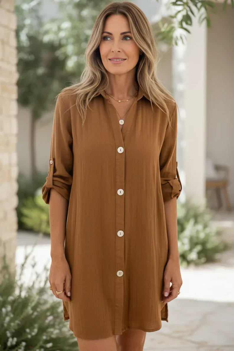 SIENNA - KNOP SHIRTJURK