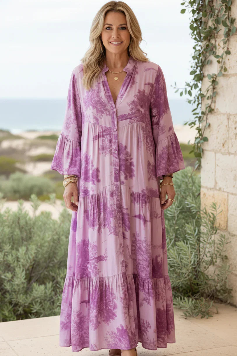 OLIVIA - BOTANISCH MAXI JURK