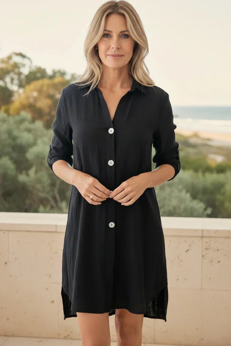 SIENNA - KNOP SHIRTJURK