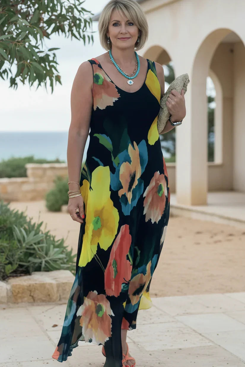 JOLIEN - FLORAAL MAXI JURK