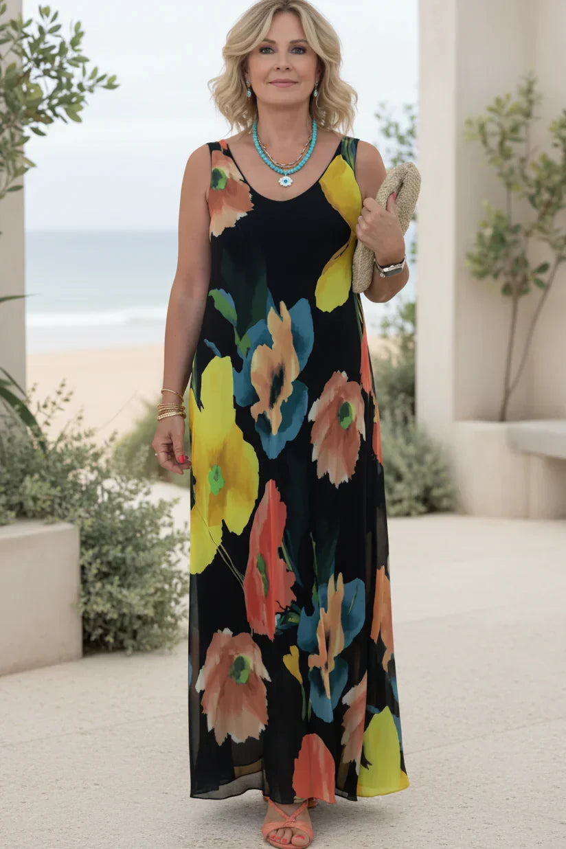 JOLIEN - FLORAAL MAXI JURK