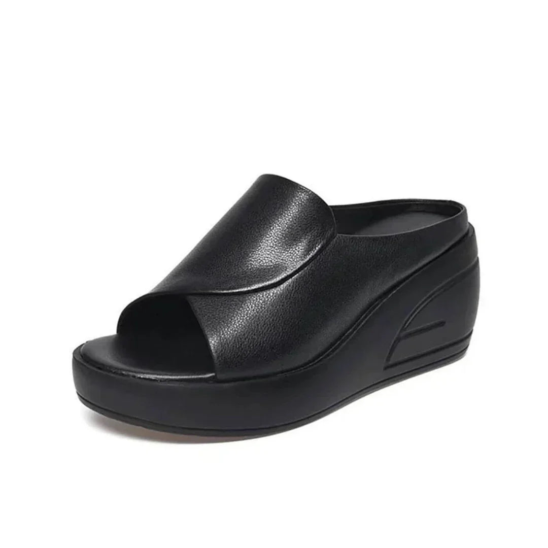 Eliza | Comfortabele muiltjes met plateauzool en dikke zool