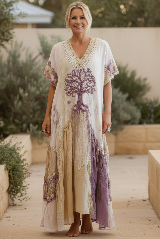 ELISABETH - BOHO MAXI JURK