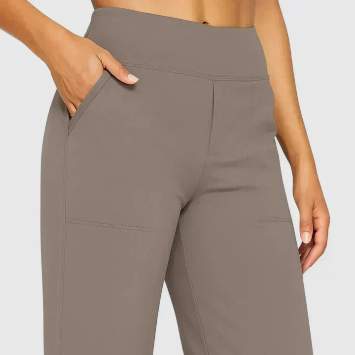 Ame elegante broek met rechte pijpen