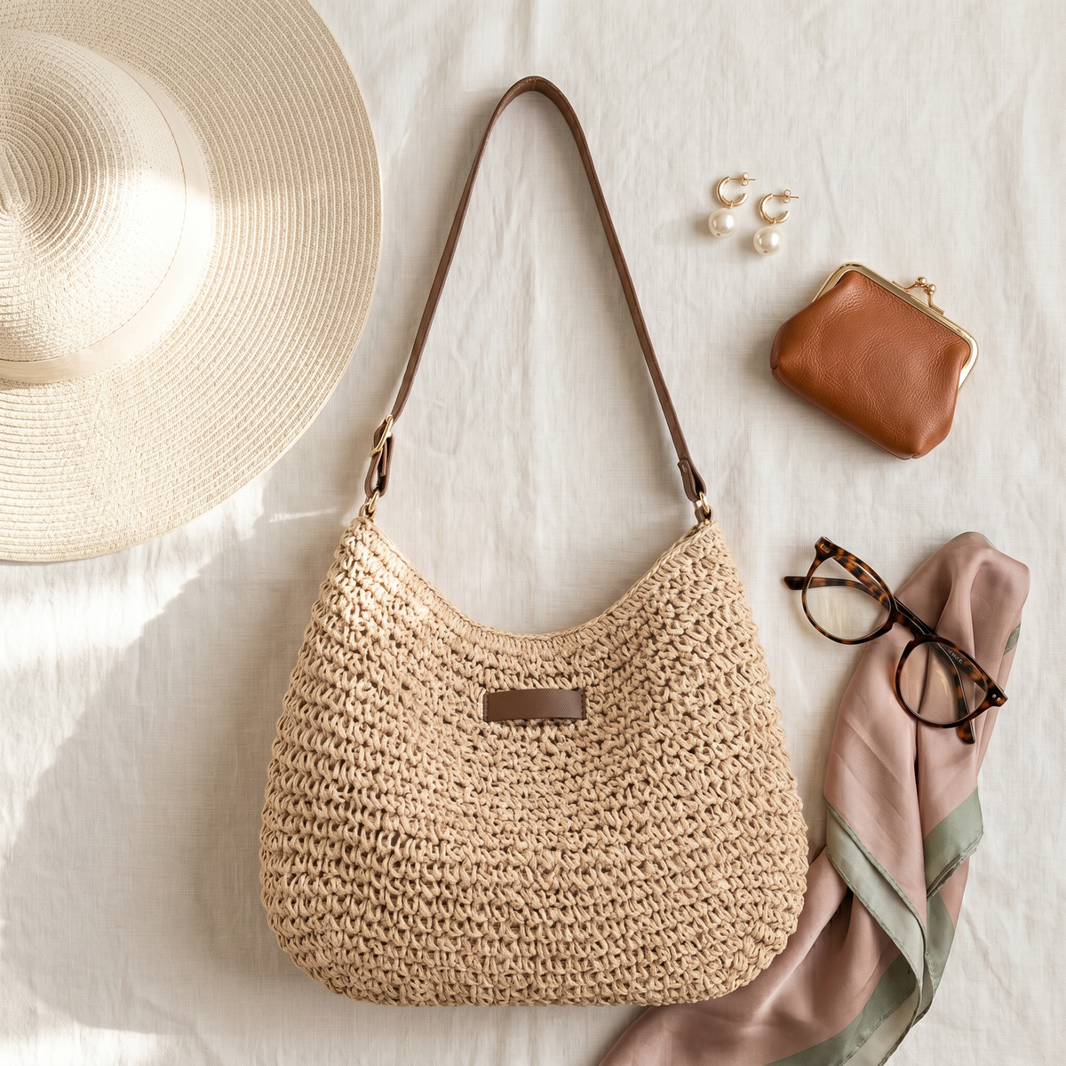 Simone | Elegante Gevlochten Tas