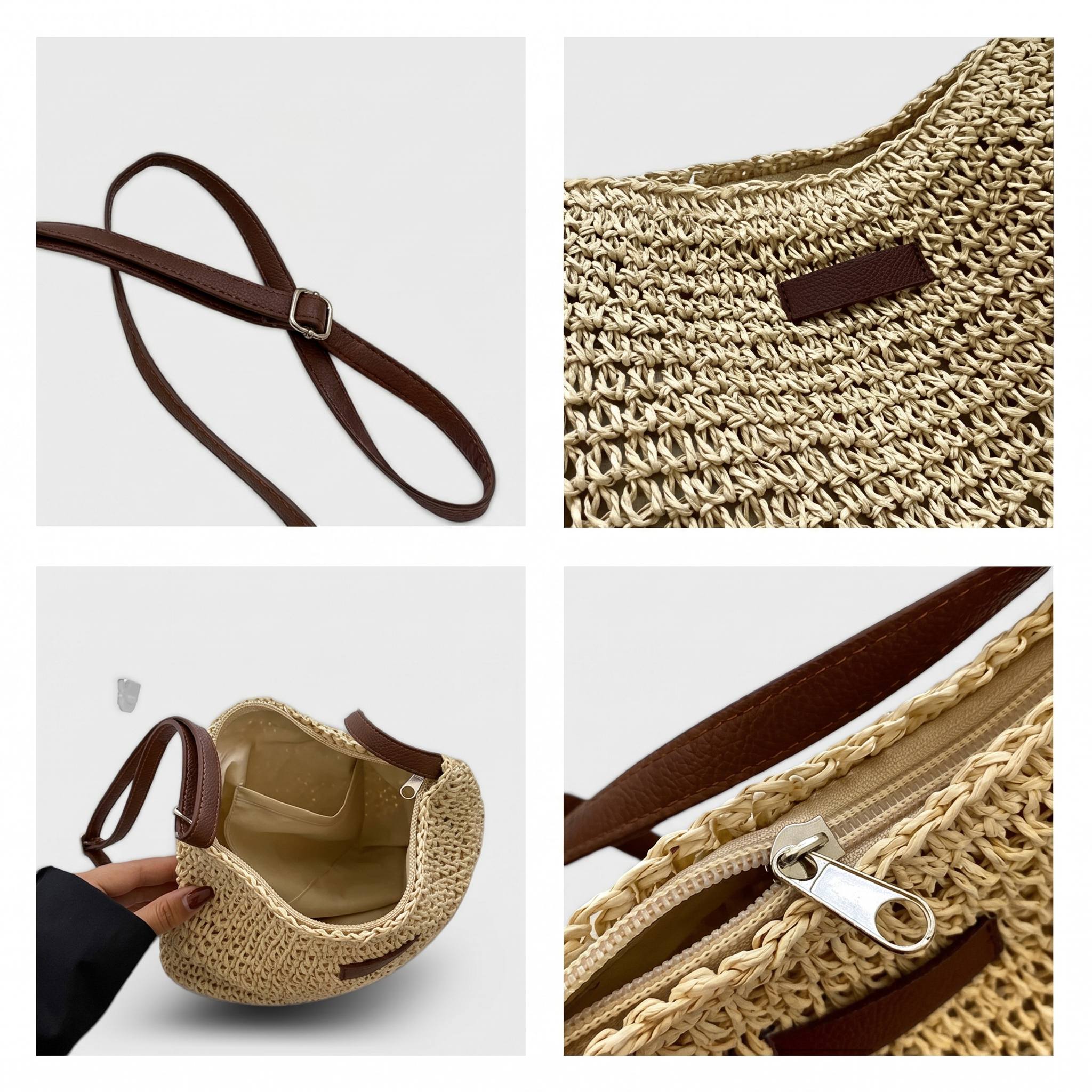 Simone | Elegante Gevlochten Tas