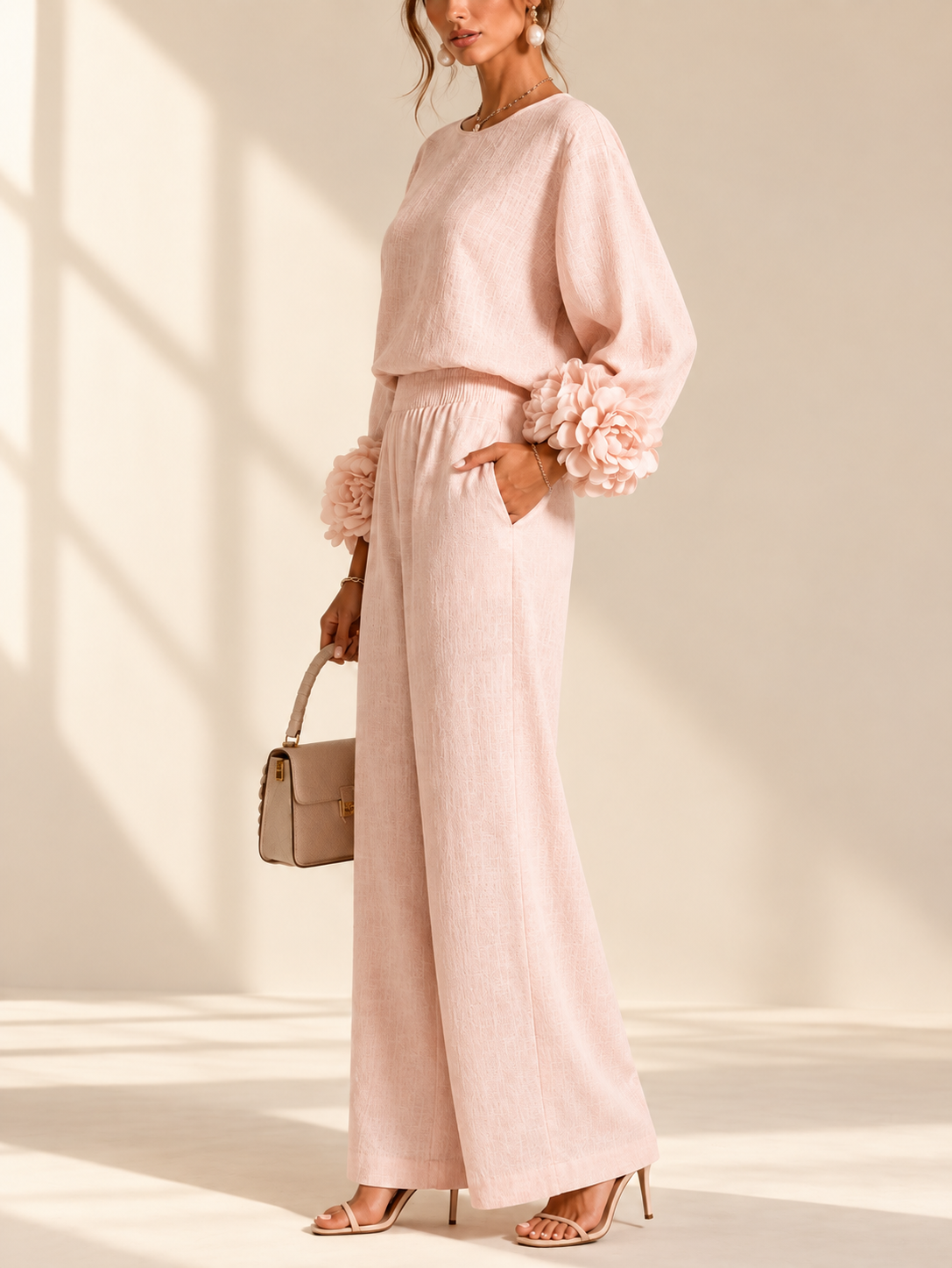 Sienna™ | Elegante Tweedelige Set met Bloemdetails