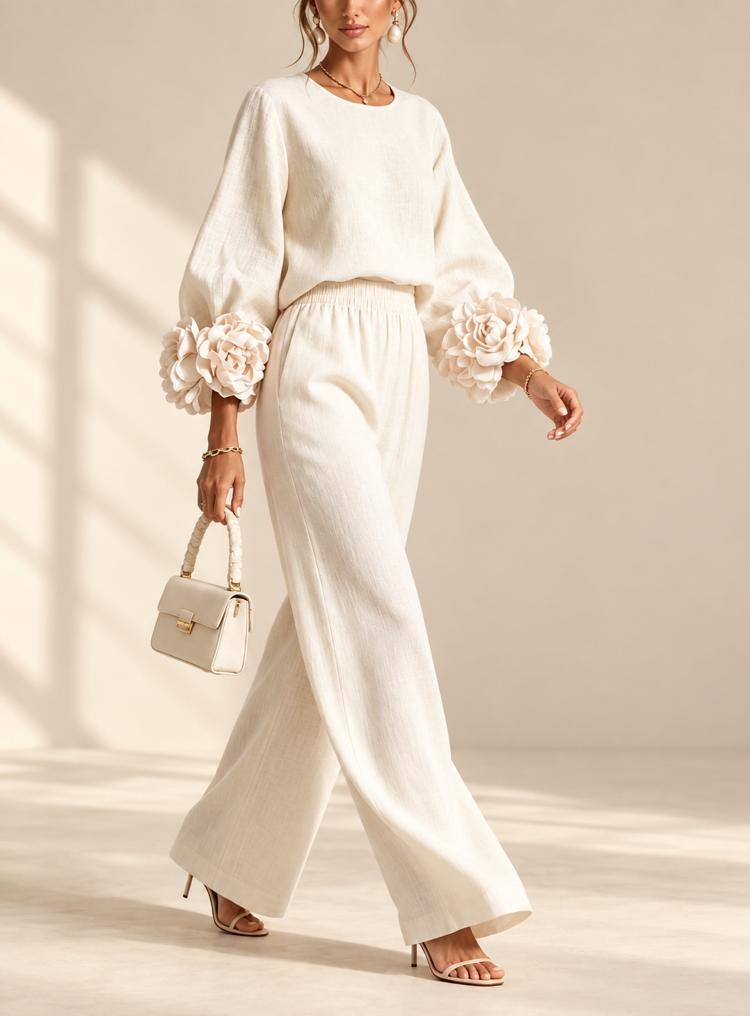 Sienna™ | Elegante Tweedelige Set met Bloemdetails