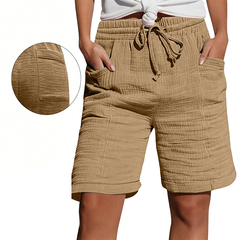 ✨ Damesshort met elastische tailleband, ademend en gemakkelijk te combineren