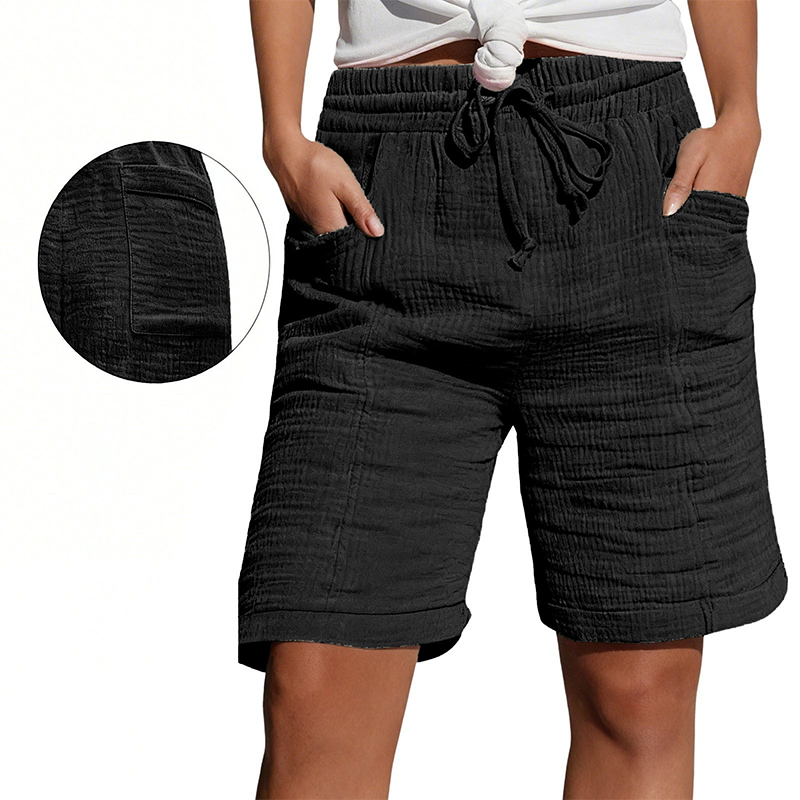 ✨ Damesshort met elastische tailleband, ademend en gemakkelijk te combineren