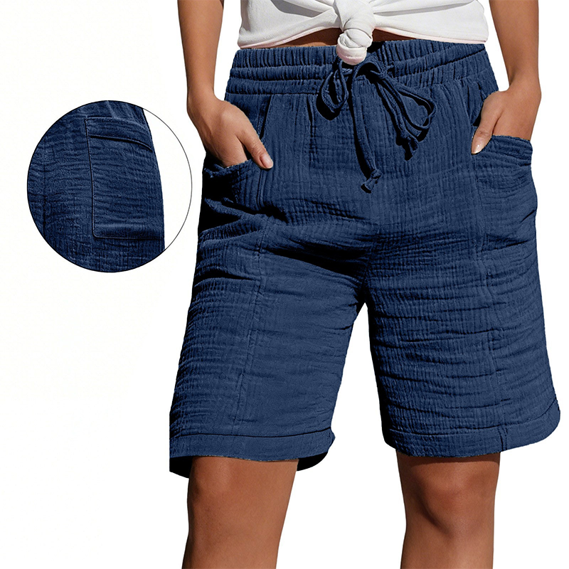 ✨ Damesshort met elastische tailleband, ademend en gemakkelijk te combineren