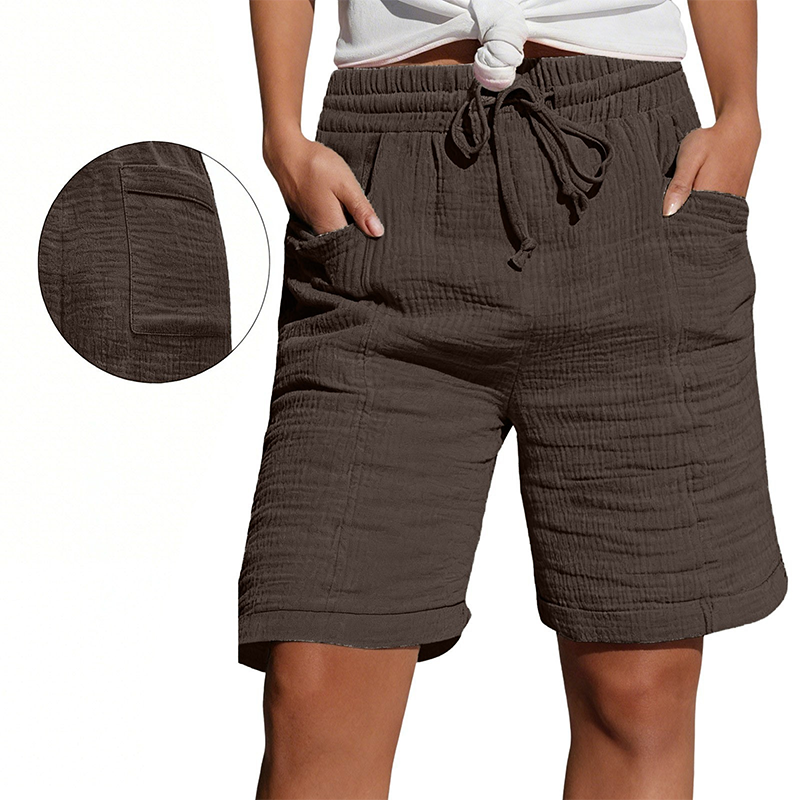 ✨ Damesshort met elastische tailleband, ademend en gemakkelijk te combineren