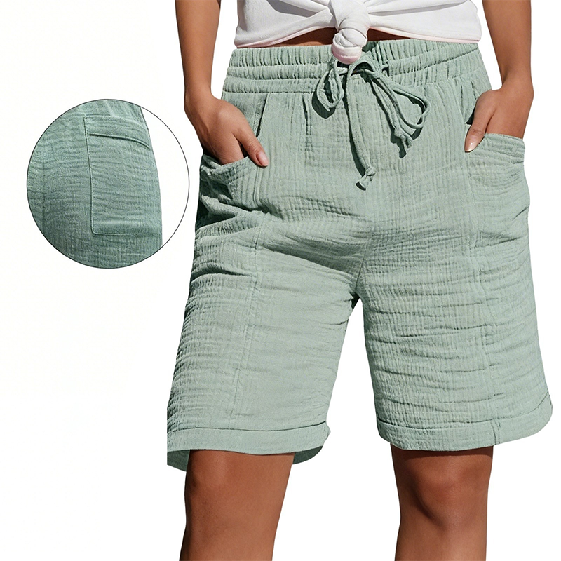 ✨ Damesshort met elastische tailleband, ademend en gemakkelijk te combineren